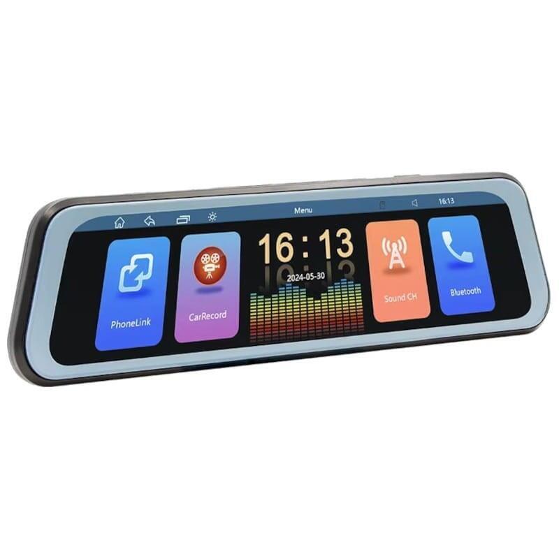 Retrovisor Swm B5319r 9.36 Pulgadas Carplay/Android Auto Inalámbrico Negro