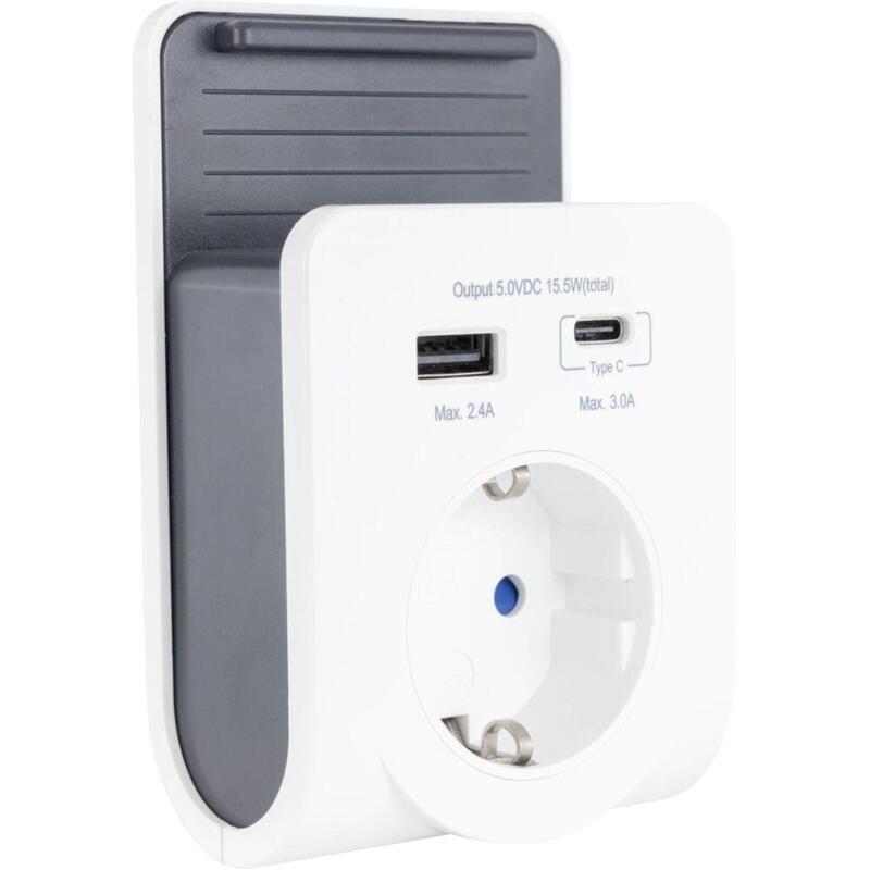 Rev Usb Ladegerät Mit 240v Steck Dose Plus Usb-A&C 0020770112
