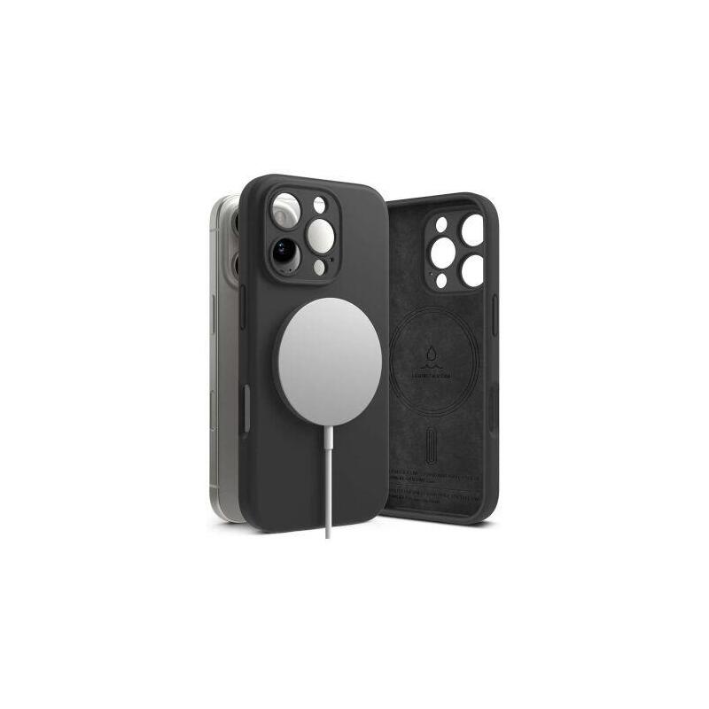Ringke Silicone Magnetic Iphone 16 Pro Negro