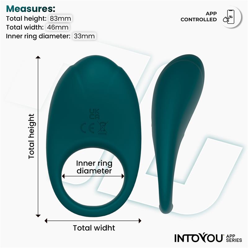 Ringo Anillo Vibrador Con App Unibody Verde