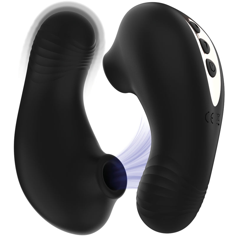 Rithual - Shushu Pro Pocket Estimulador Clitoris 2 Potentes Motores Azabache