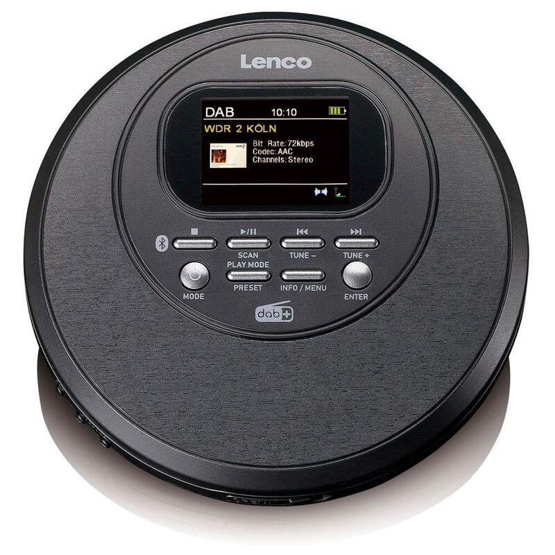 Lenco Cd-500 - Reproductor De Cd Portátil Con Bluetooth