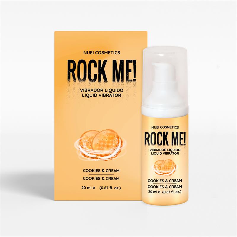 Rock Me! Vibrador Liquido Cookies And Cream 20 Ml