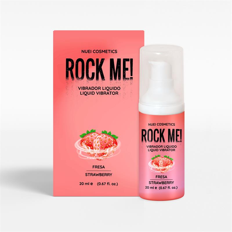 Rock Me! Vibrador Líquido Fresa 20 Ml