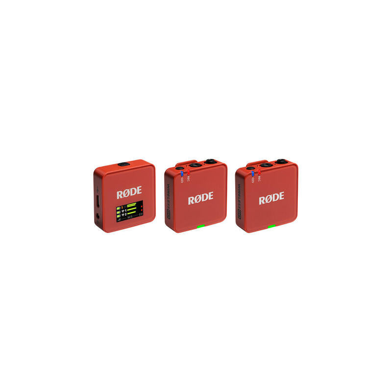 Rode Microphones Wireless Go (Gen 3), Micrófono Rojo Oscuro Wigogen3cla