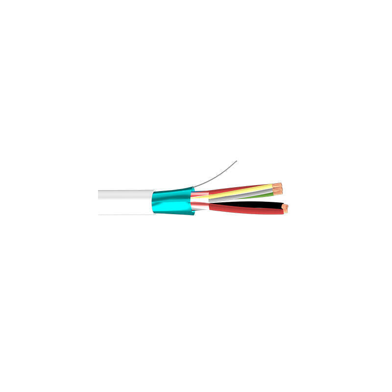 Rollo 100m De Cable Flexible 8+2 Hilos Apantallado Libre Halógenos (Al/M 8x0,22+2x0,75 Hf)