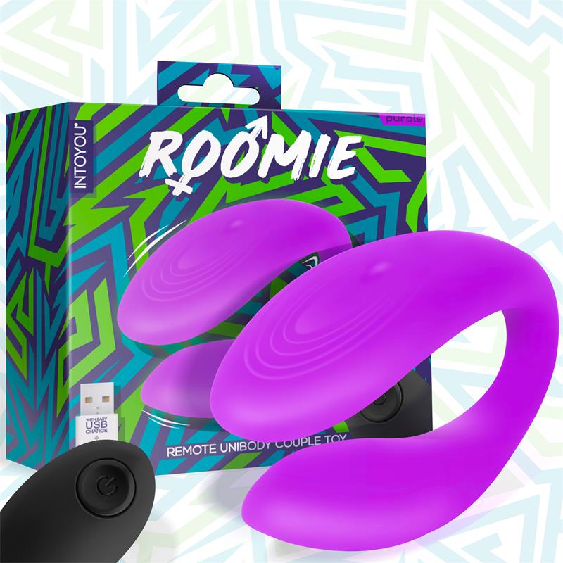 Vibrador Roomieero Jugvib Silicona Líquida Unibody Con Control Remoto Usb