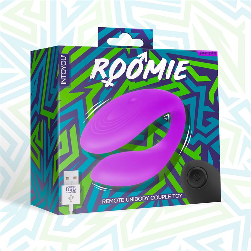 Vibrador Roomieero Jugvib Silicona Líquida Unibody Con Control Remoto Usb