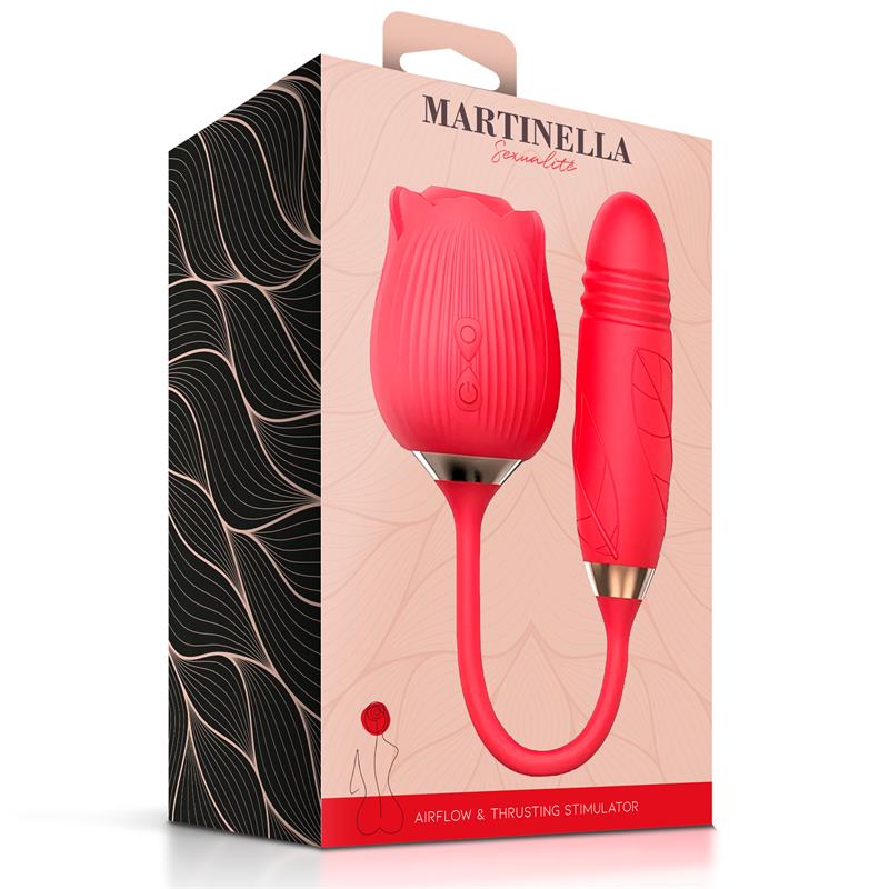 Rosa Con Succión Con Huevo Con Thrusting Usb
