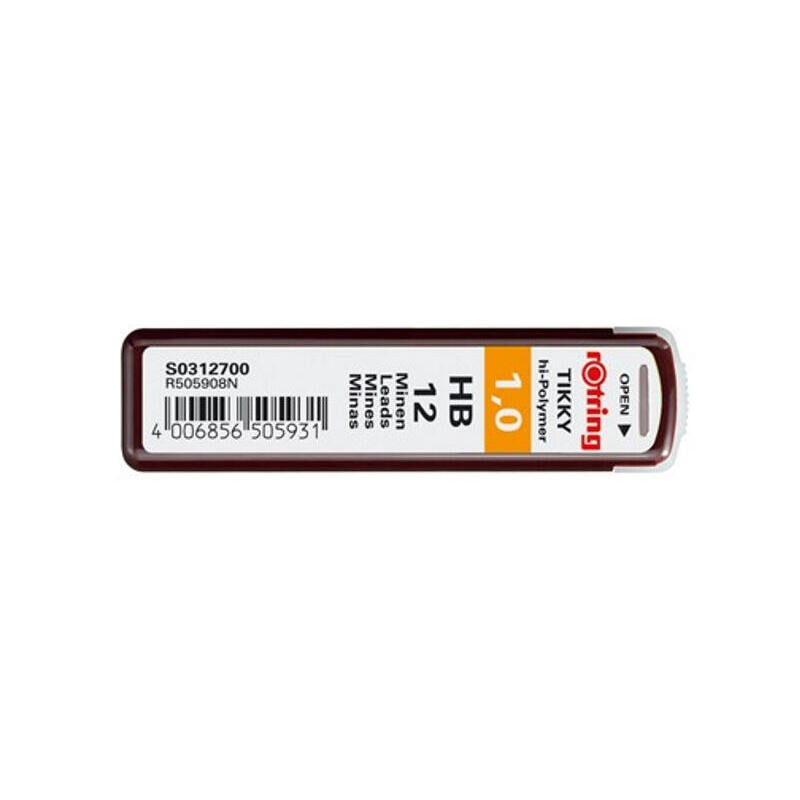 Rotring Feinmine Toma Feinminen 12 Unidades 1.0 Hb