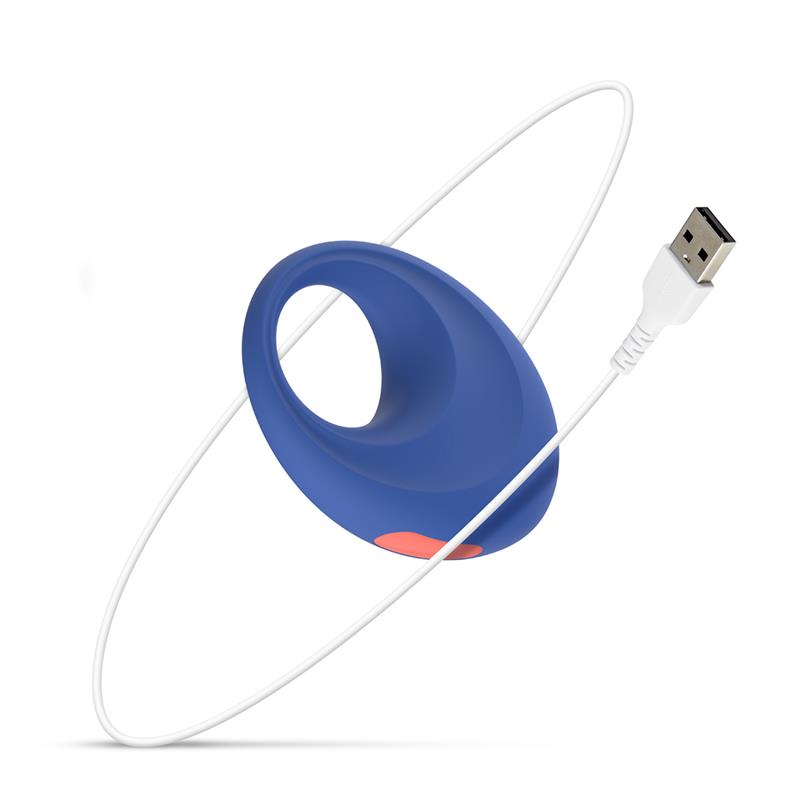 Anillo Para El Pene Rring Casual Date Con Vibración Usb Silicona