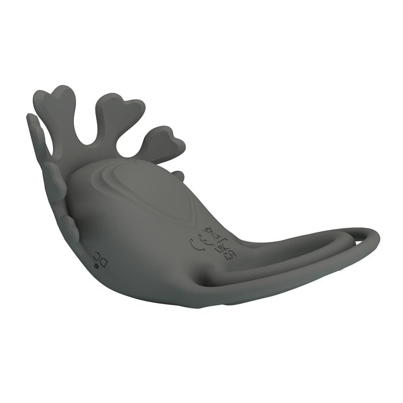 Pretty Love - Ruben Doble Anillo Vibrador Con Estimulador Gris
