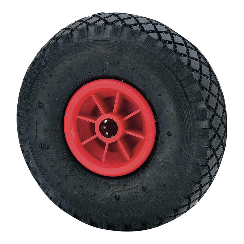 Rueda Impinchable Con Nucleo Poliamix Y Eje Liso, Carga Máx. 100 Kg, Ø 26 Cm