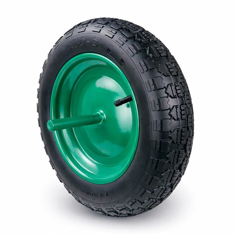 Rueda Neumática Para Carretillas, Banda De Rodadura De 4 Lonas, Carga Máxima De 150 Kg, Ø 360 Mm