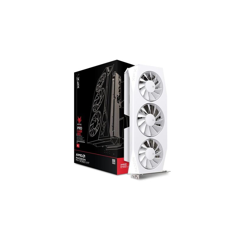 Rx 9060 Xt 16gb Xfx Radeon Mercury Oc Gaming Gddr6 3 Fan Blanco