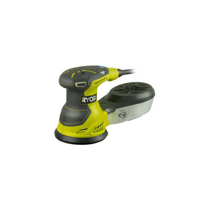 Lijadora Excéntrica Ryobi Ros300a Verde Claro/Antracita, Bolsa De Herramientas, Juego De Lijas De 20 Piezas 5133001142