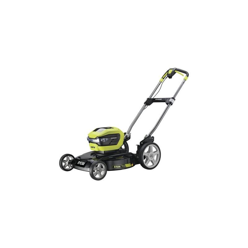 Cortacésped Ryobi Max Power Inalámbrico Ry36lmmx51a-140, 36 Voltios, Cortacésped Verde/Negro, Batería De Iones De Litio 4 Ah 5133004591