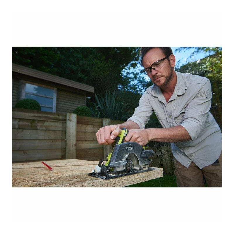 Ryobi R18csp-0 Sierra Circular 18 V Gris, Verde