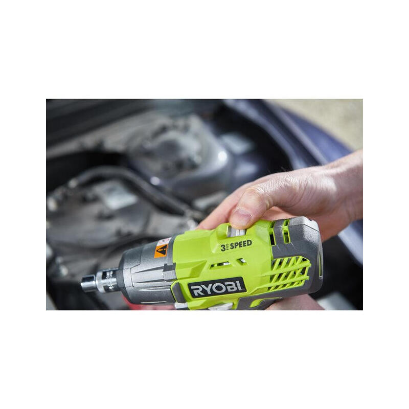 Ryobi R18iw3-0 Destornillador Eléctrico Y Llave De Impacto 3200 Rpm Negro, Amarillo