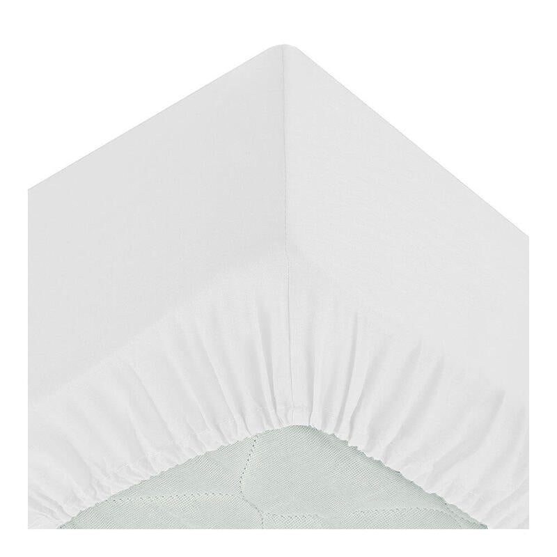 Sabana Ajustable Color Blanco 160x200cm