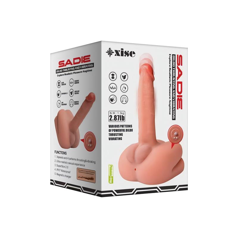 Sadie Semi Torso Con Vibracion Y Thrusting 1.34 Kg