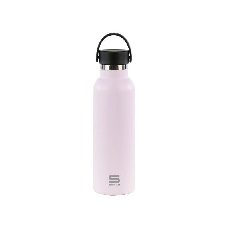 Safta Botella Termo De 600ml - Acero Inoxidable - Asa Superior - Violeta