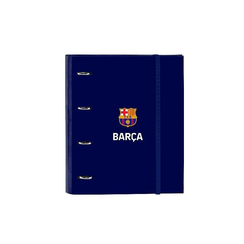 Safta Carpeta De Anillas 4x35mm C/Recambio 100h A4 T/Duras F.C.Barcelona 1ª Equip. 23/24