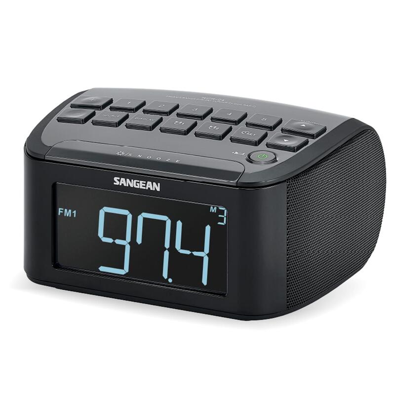 Sangean Rcr-24 Black Radio Despertador