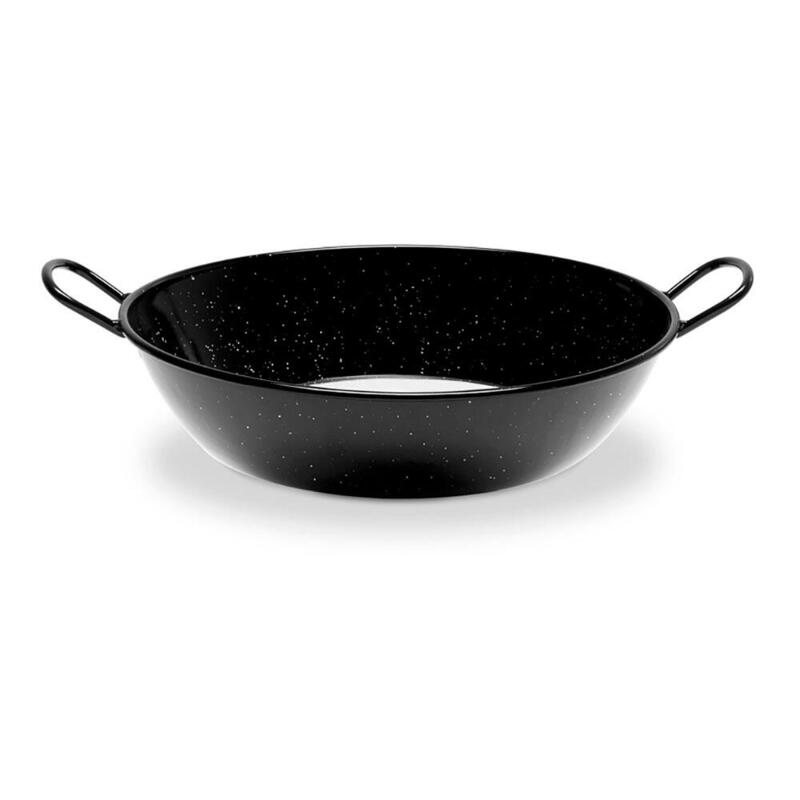 Sartén Honda Esmaltada Con Asas Para Inducción-Vitroceramica Ø40cm. Vaello