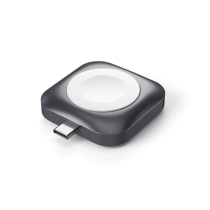 Satechi St-Tcmcawm Accesorios Para Dispositivos Vestibles Inteligentes Soporte De Recarga Negro, Plata, Blanco Aluminio