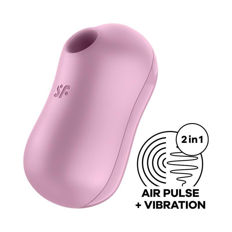 Satisfyer - Cotton Candy Estimulador Y Vibrador Lila