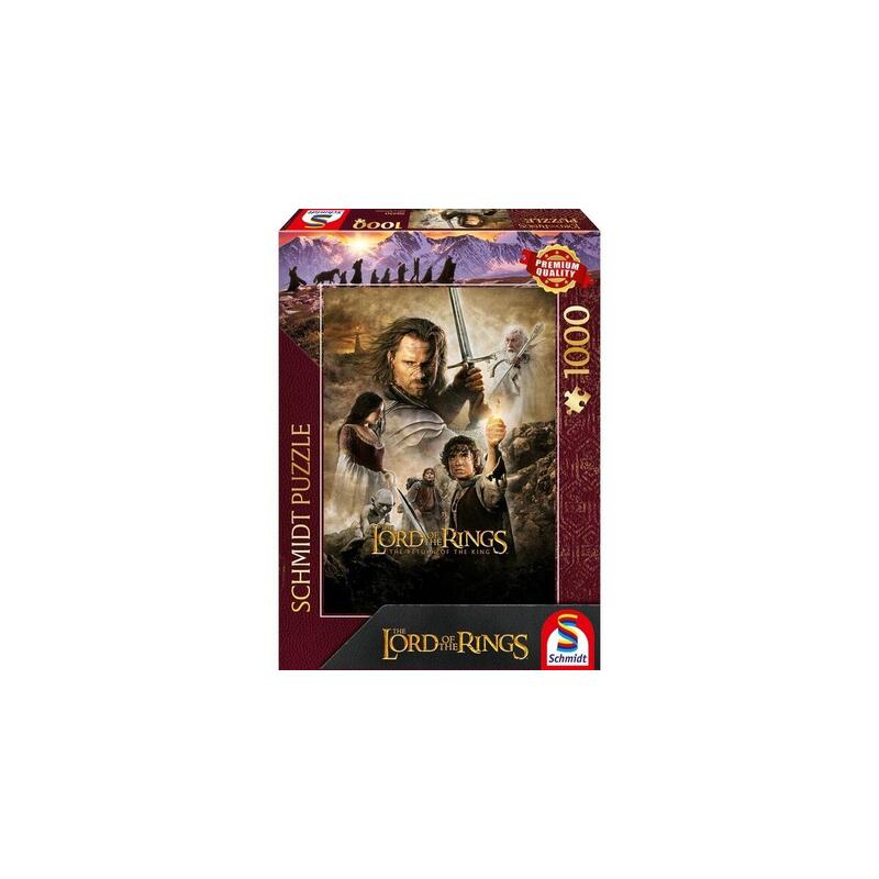 Schmidt Spiele El Señor De Los Anillos - El Regreso Del Rey, Puzzle 1000 Piezas 58550
