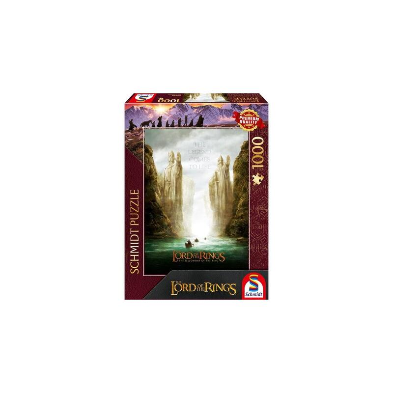Schmidt Spiele El Señor De Los Anillos - La Comunidad Del Anillo, Puzzle 1000 Piezas 58549