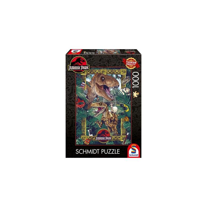 Schmidt Spiele Jurassic Park - La Era De Los Dinosaurios, Puzzle 1000 Piezas 58579