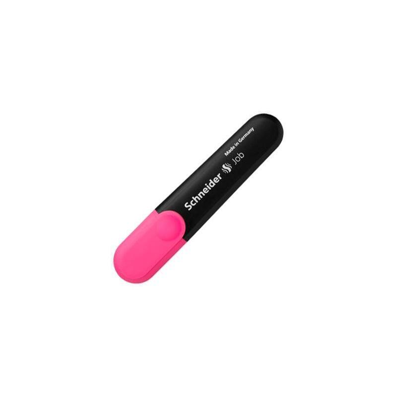 Schneider Marcador Job Recargable Fluorescente Fucsia -10u-