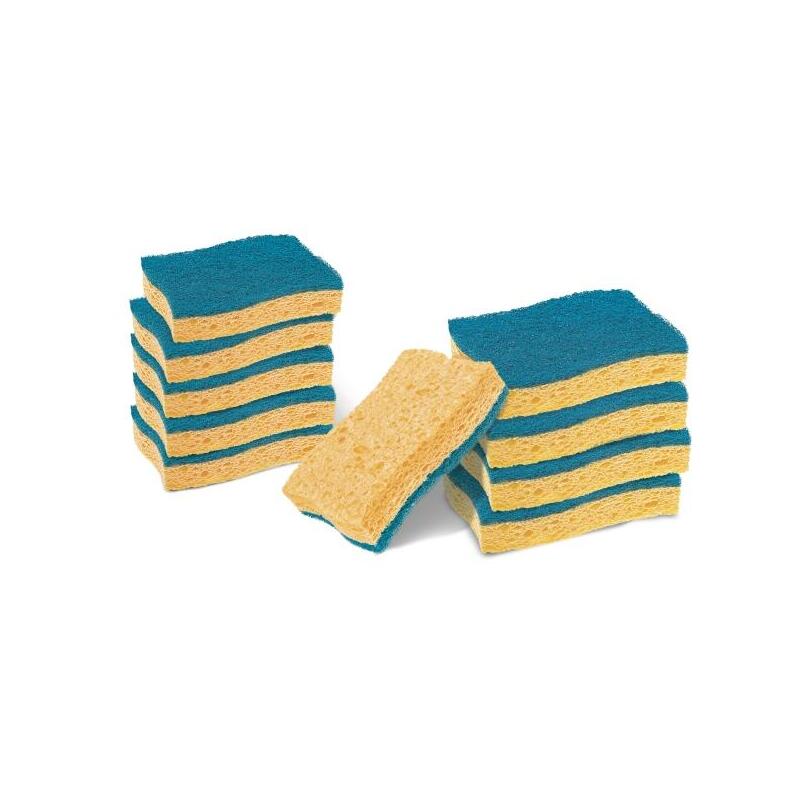 Scotch-Brite Pack De 10 Estropajos De Cocina - No Raya - Celulosa - Amarillo