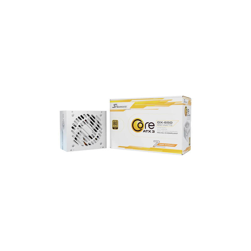Core Temporada Gx-650-V2-White 650w, Fuente De Alimentación De Pc White, 1x De 12 Pines Gpu De Alta Potencia, 2x Pcie, Cabal Management, 650 Vatios Srp-Cgx651-A5a32sf-W