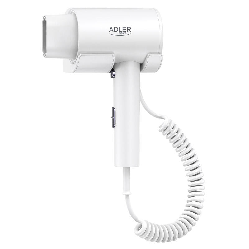 Secador De Pelo De Pared Adler Ad 2285, Blanco