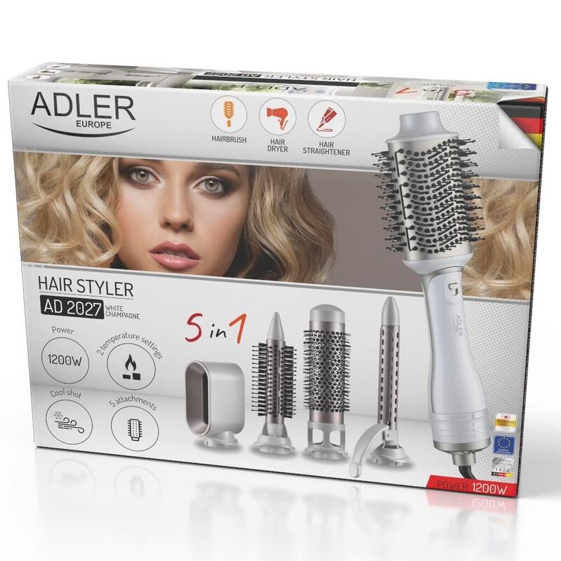 Secador-Rizador Adler Ad 2027 Blanco