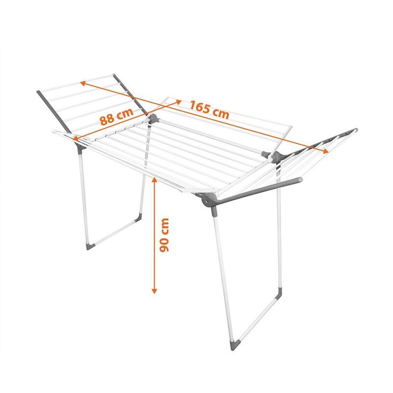 Secadora De Ropa Promis Milano, Extensible, 4 Alas Adicionales