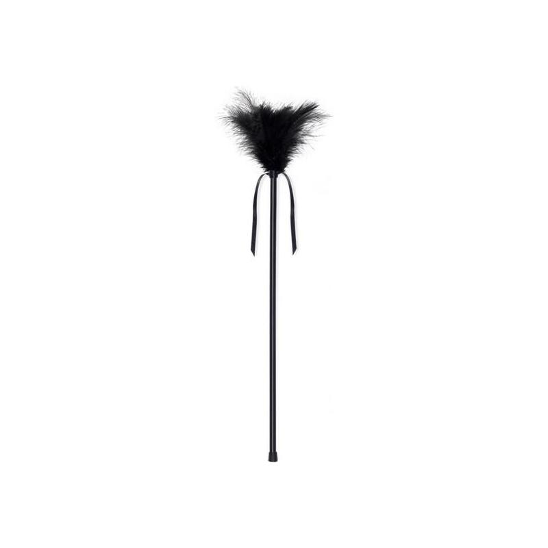 Secretplay - Plumero Plumas Negro 40 Cm
