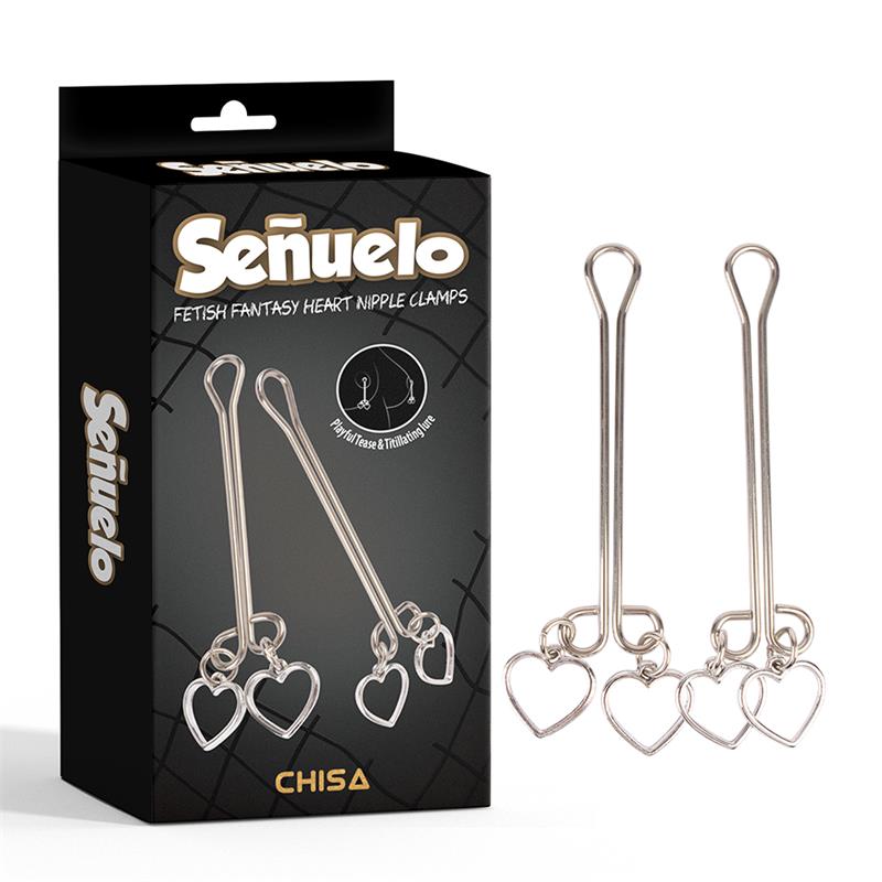 Señuelo Pinzas Para Pezones Con Corazones