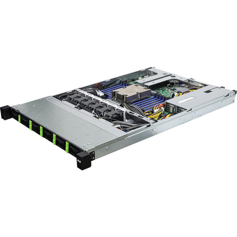 Servidor Asrock 1u12e-Genoa/2l2t Barebone Amd Soc Lga 6096 Bastidor (1u) Gris