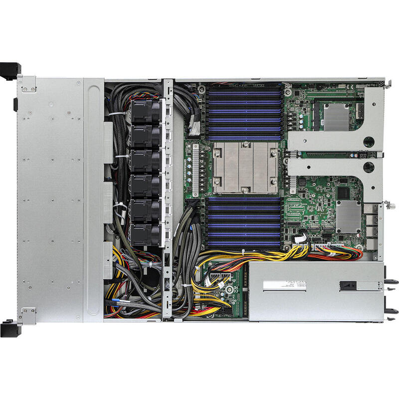 Servidor Asrock 1u12e-Genoa/2l2t Barebone Amd Soc Lga 6096 Bastidor (1u) Gris