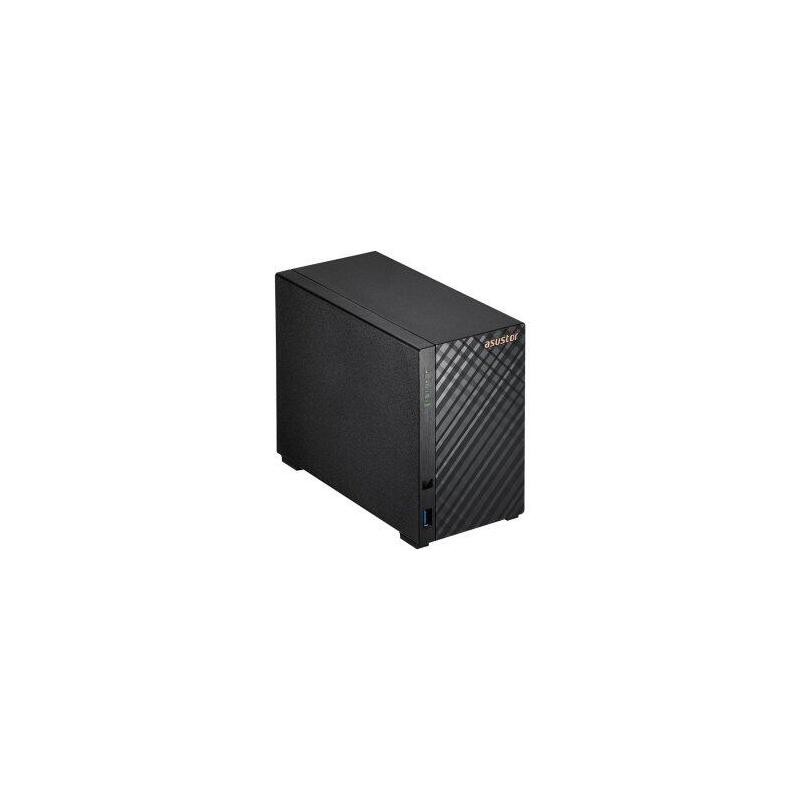 Servidor Nas Asustor Drivestor 2 Gen2 As1202t 2 Bahias Quard-Core 1.7ghz 2.5gbe 1gb Ddr4 3xusb 3,0