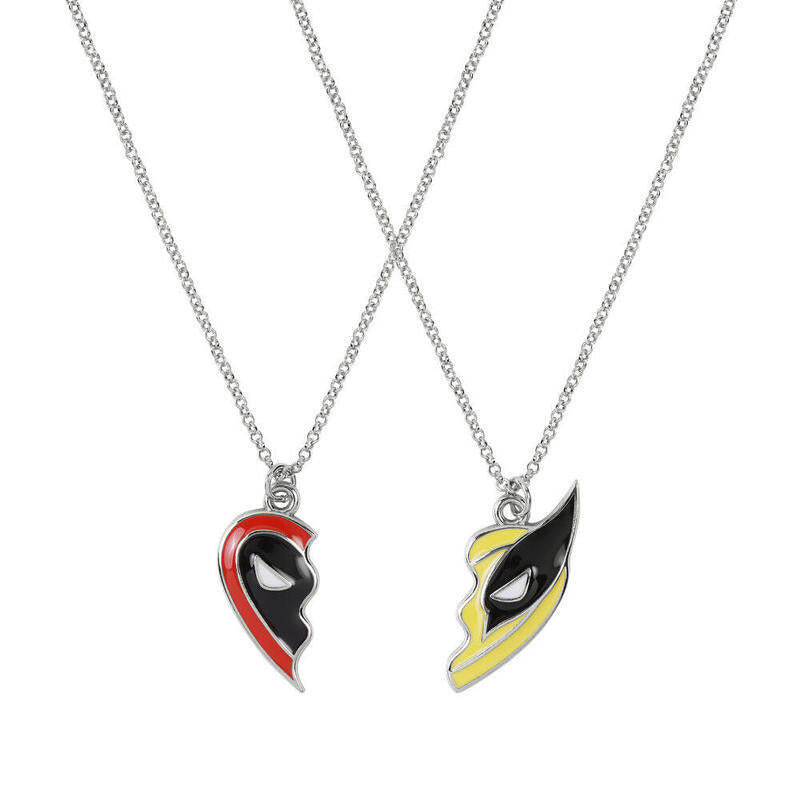 Set 2 Colgantes Deadpool & Wolverine Marvel
