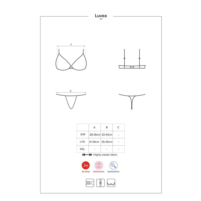 Set 2 Piezas Luvae Talla (Interno):S/M