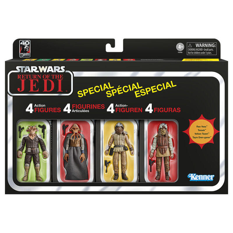 Set 4 Figuras Return Of The Jedi Star Wars 10cm