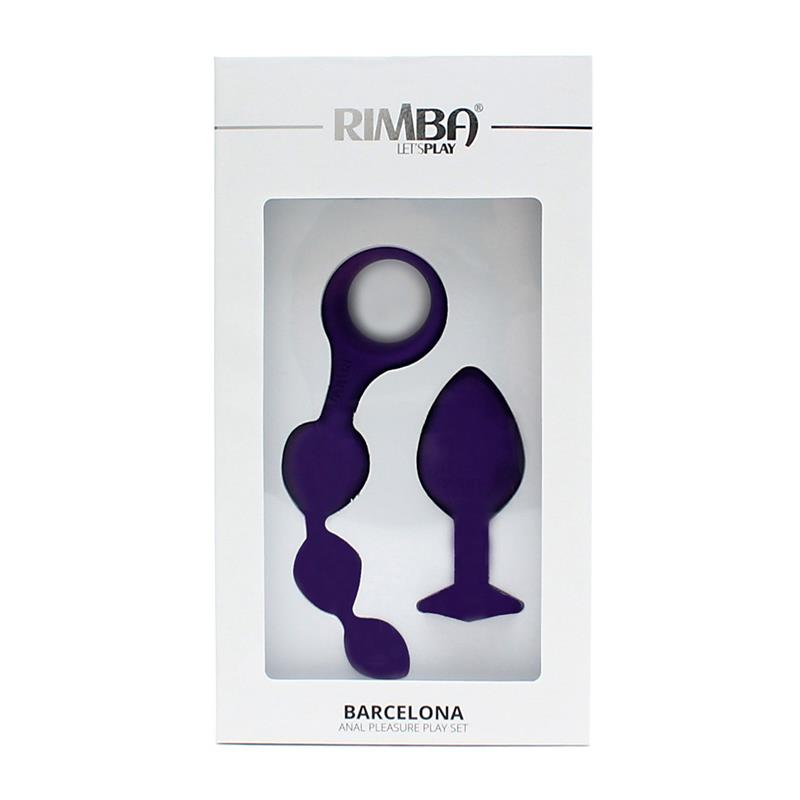 Set De 2 Juguetes Anales Barcelona Purpura