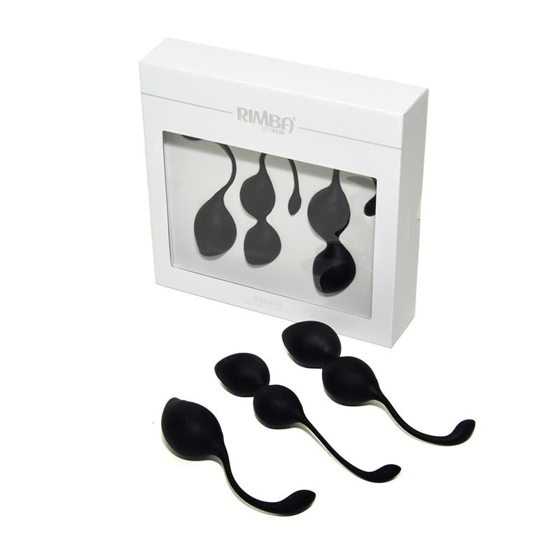 Set De 3 Bolas Kegel Geneva Negro